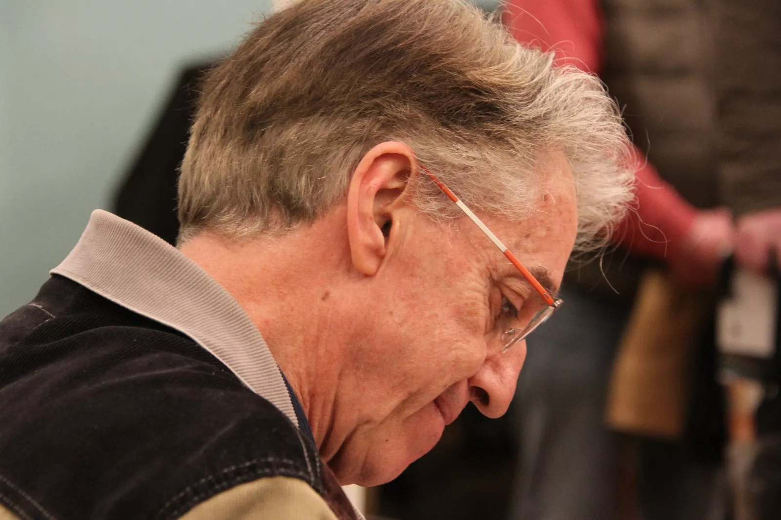 Julián Casanova presenta su libro "Franco" en Huesca. Foto Carlos Neofato