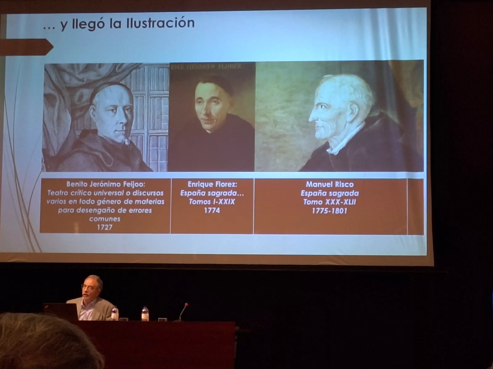 Juan José Generelo durante su presentación