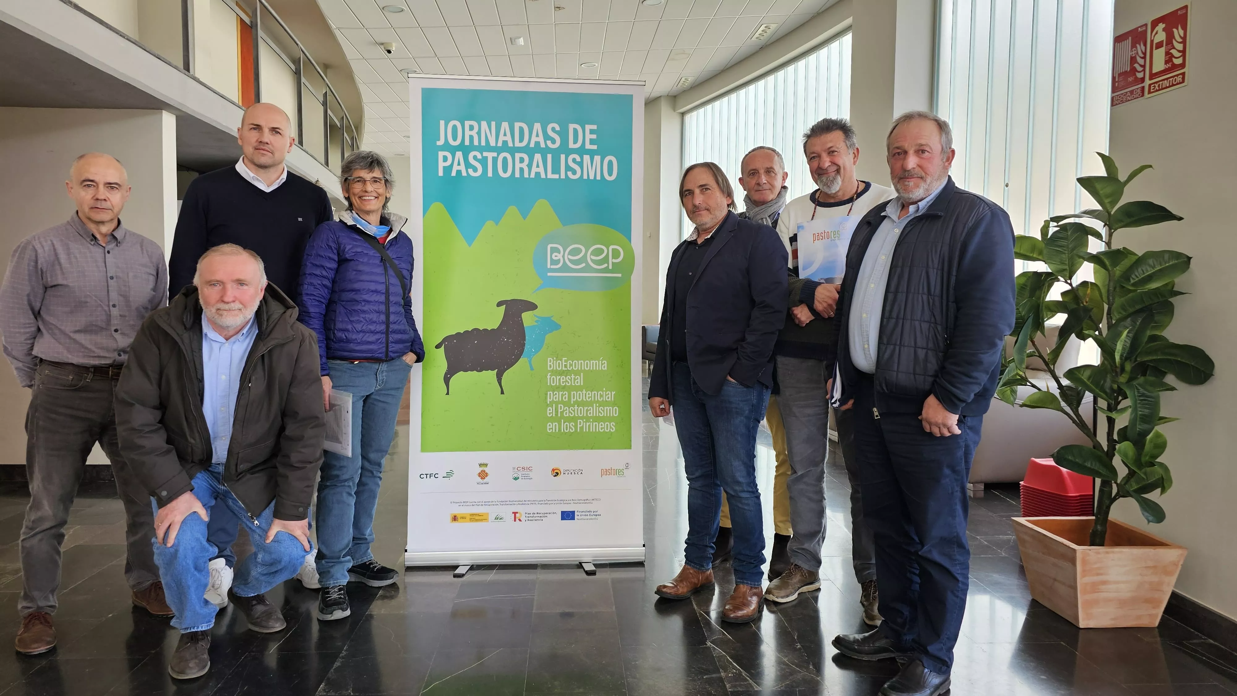 Participantes en la jornada de Pastoralismo celebrada en Boltaña.