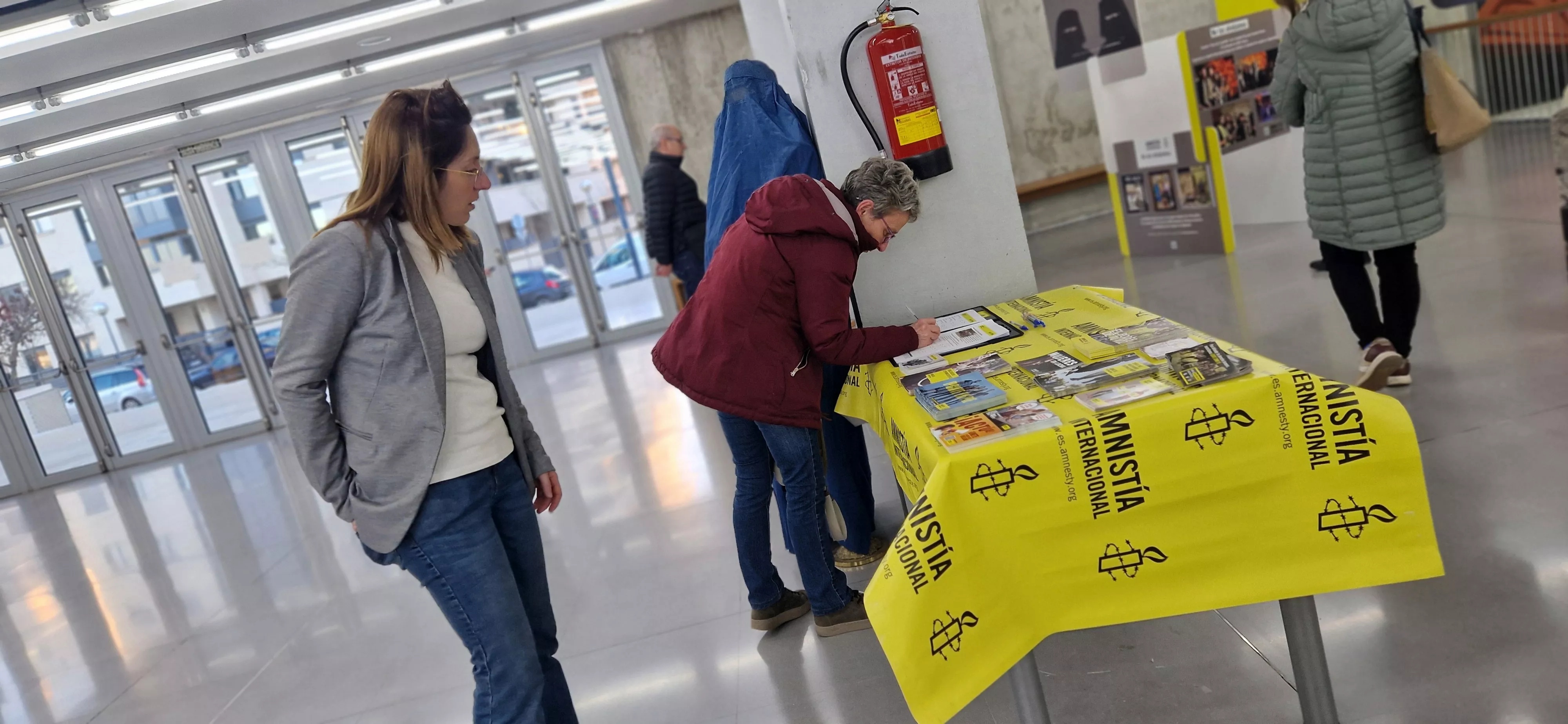 Exposición "Ellas son la Revolución" en Huesca. Foto Myriam Martínez