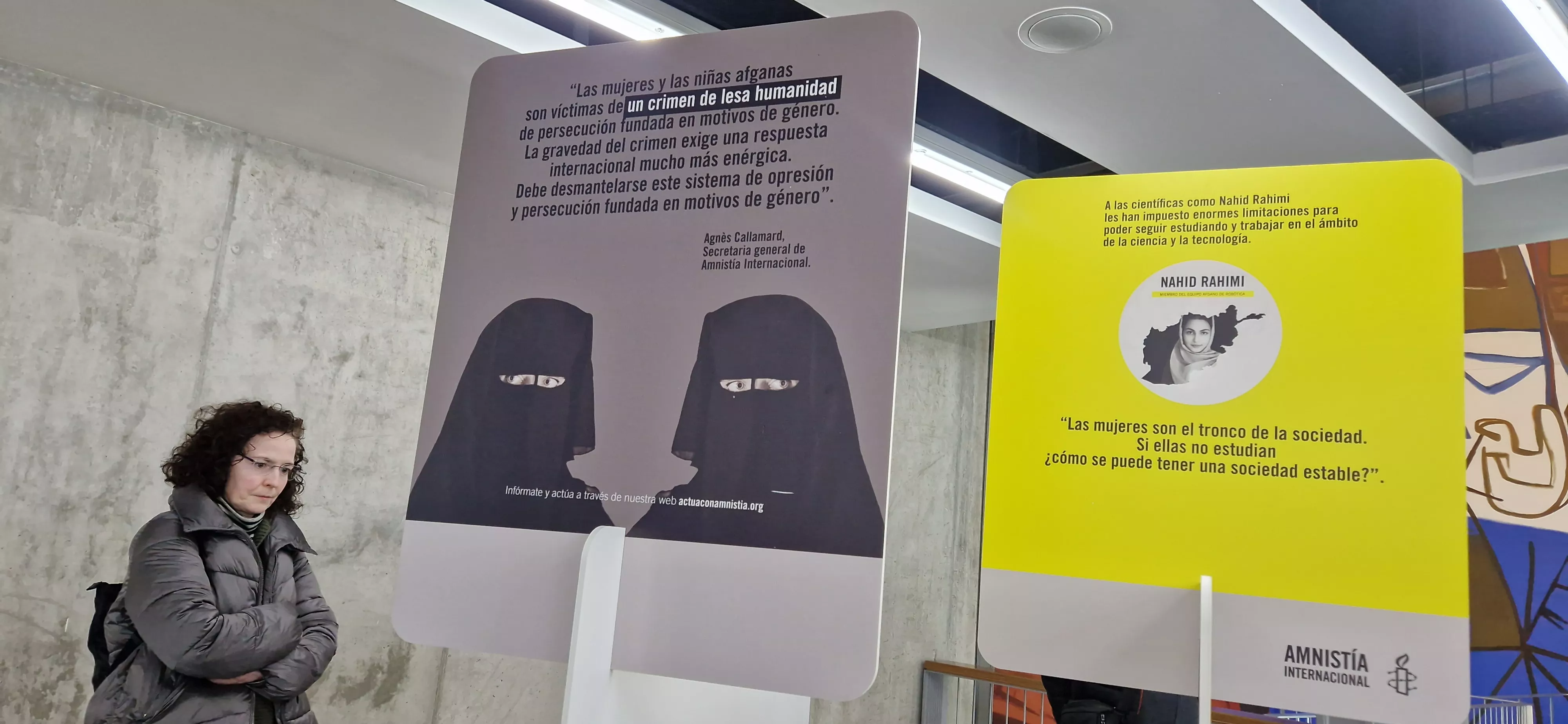 Exposición "Ellas son la Revolución" en Huesca. Foto Myriam Martínez