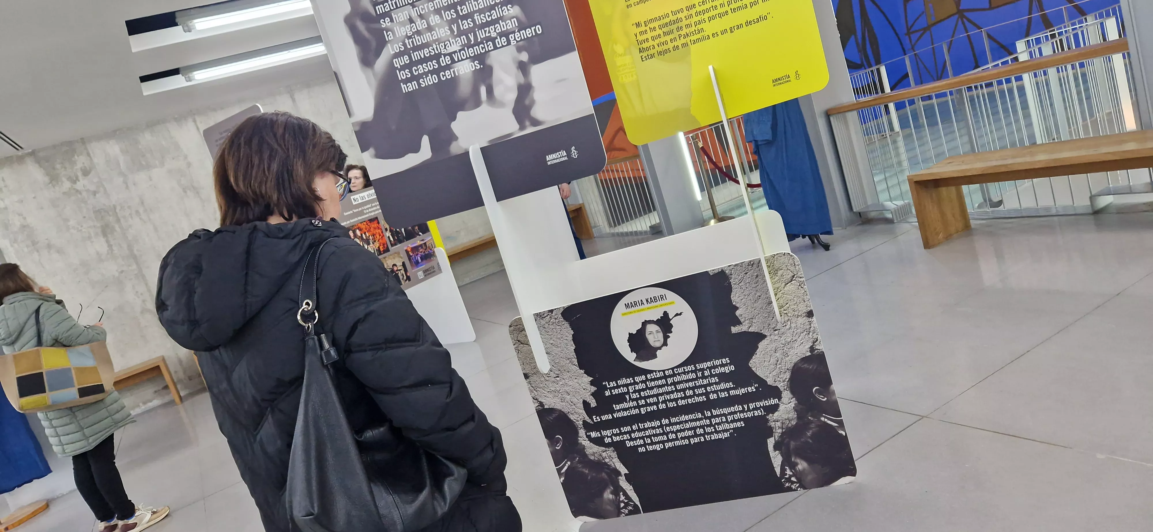 Exposición "Ellas son la Revolución" en Huesca. Foto Myriam Martínez