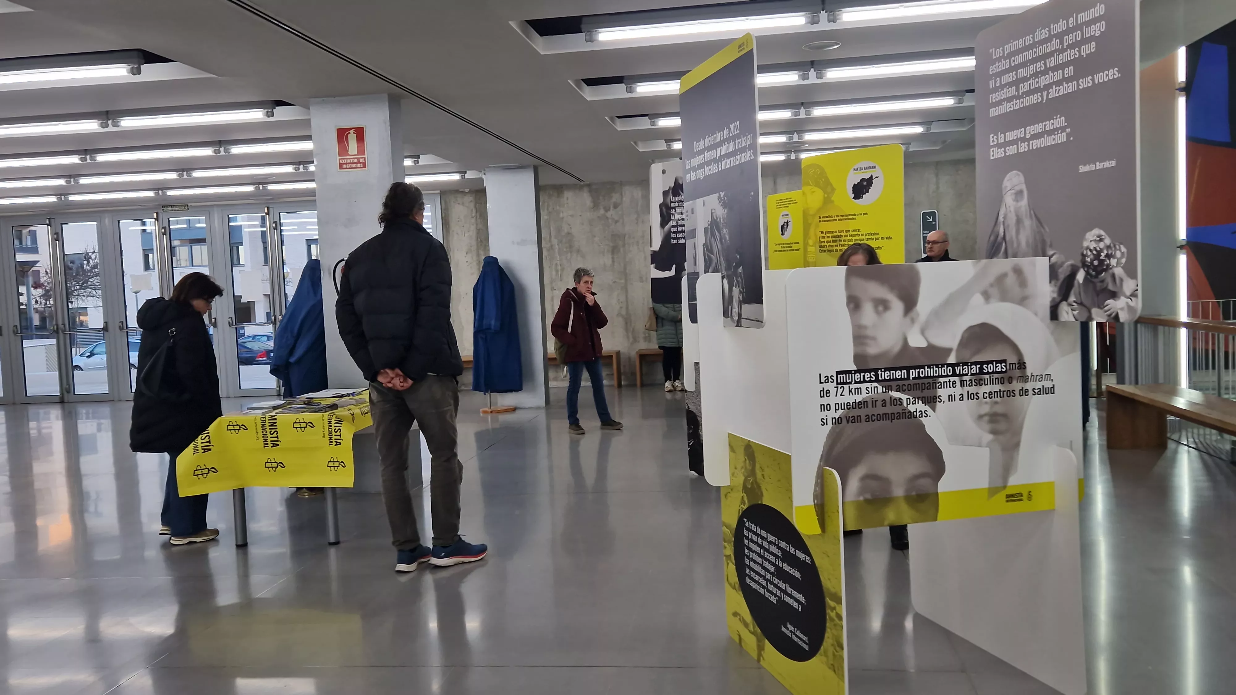 Exposición "Ellas son la Revolución" en Huesca. Foto Myriam Martínez