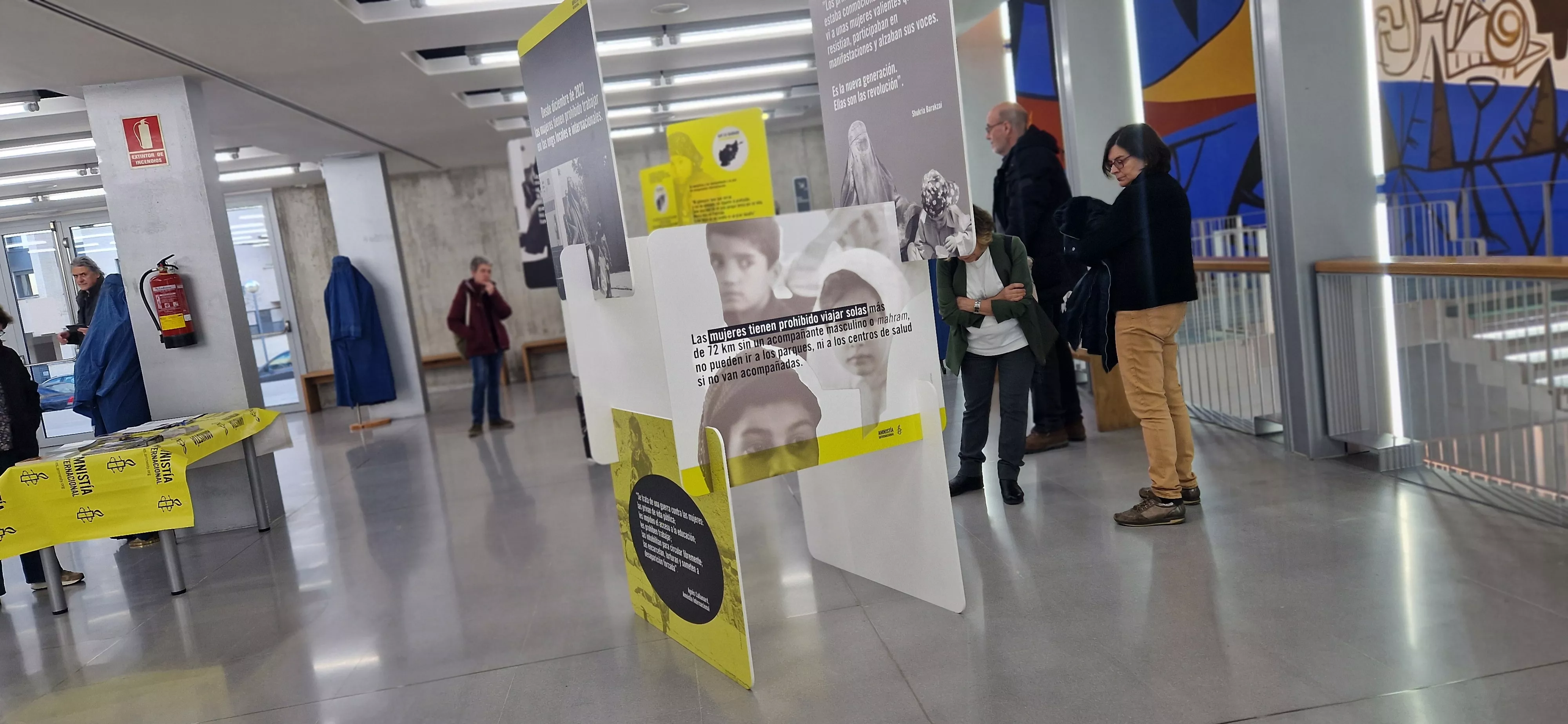 Exposición "Ellas son la Revolución" en Huesca. Foto Myriam Martínez