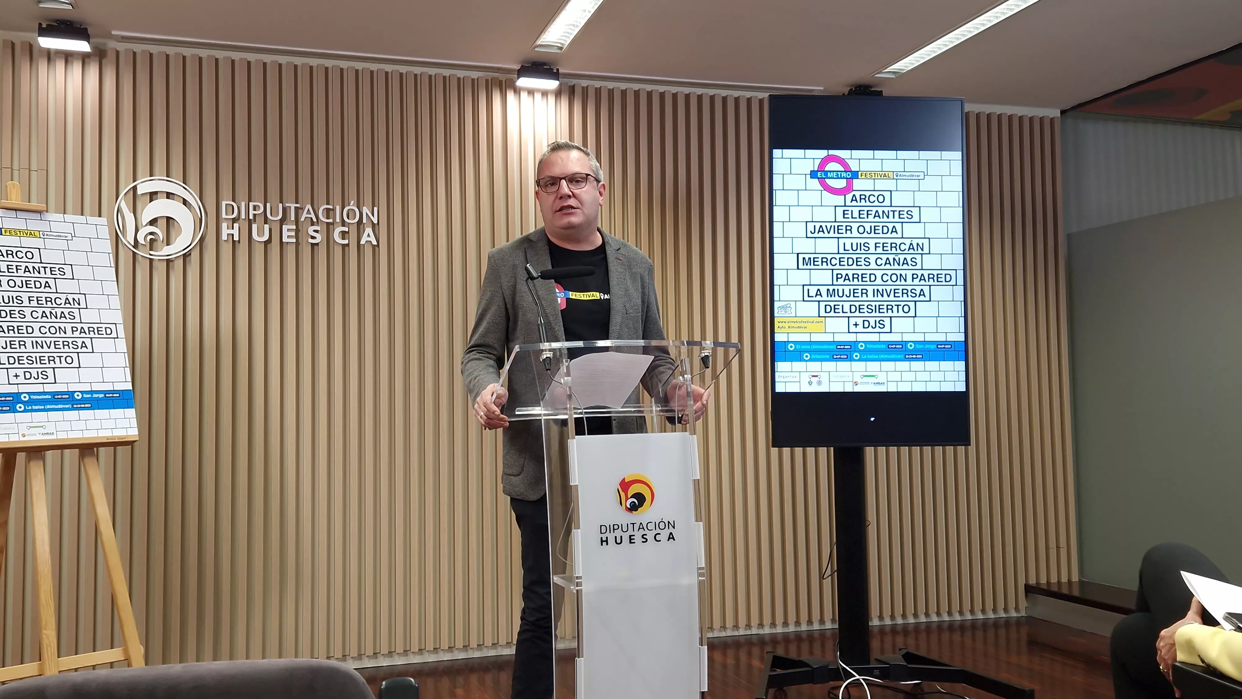 Fernando Martínez, en la presentación del Festival Metro 2025. Foto Myriam Martínez