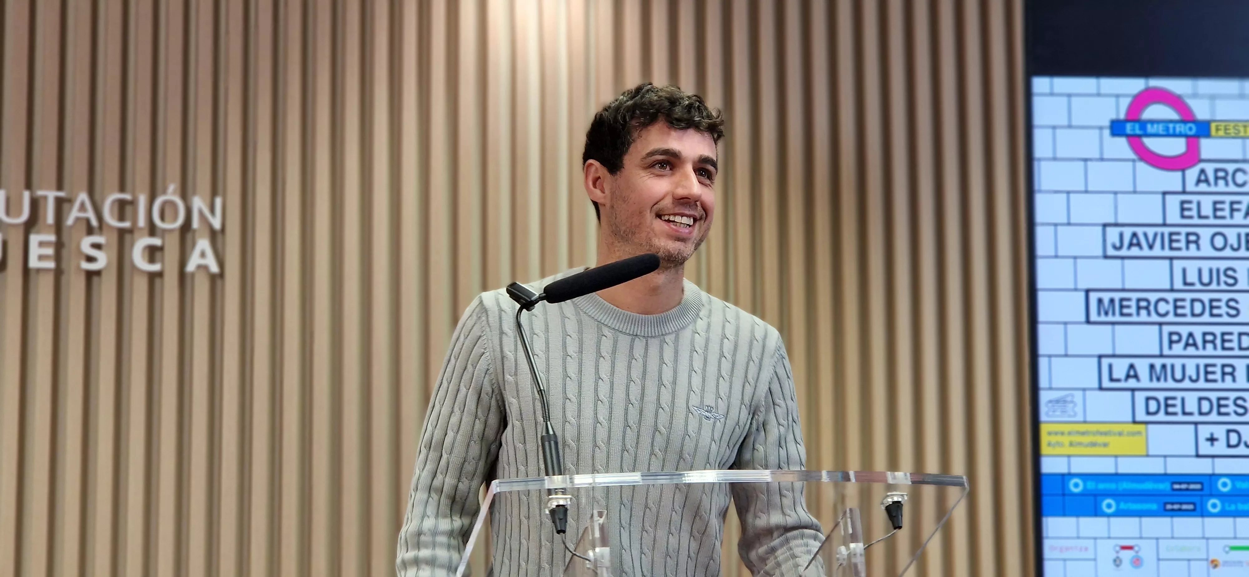 Luis Costa, en la presentación del Festival Metro 2025. Foto Myriam Martínez