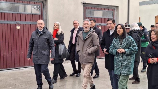 Grande-Marlaska, en Jaca Grande-Marlaska, en Jaca