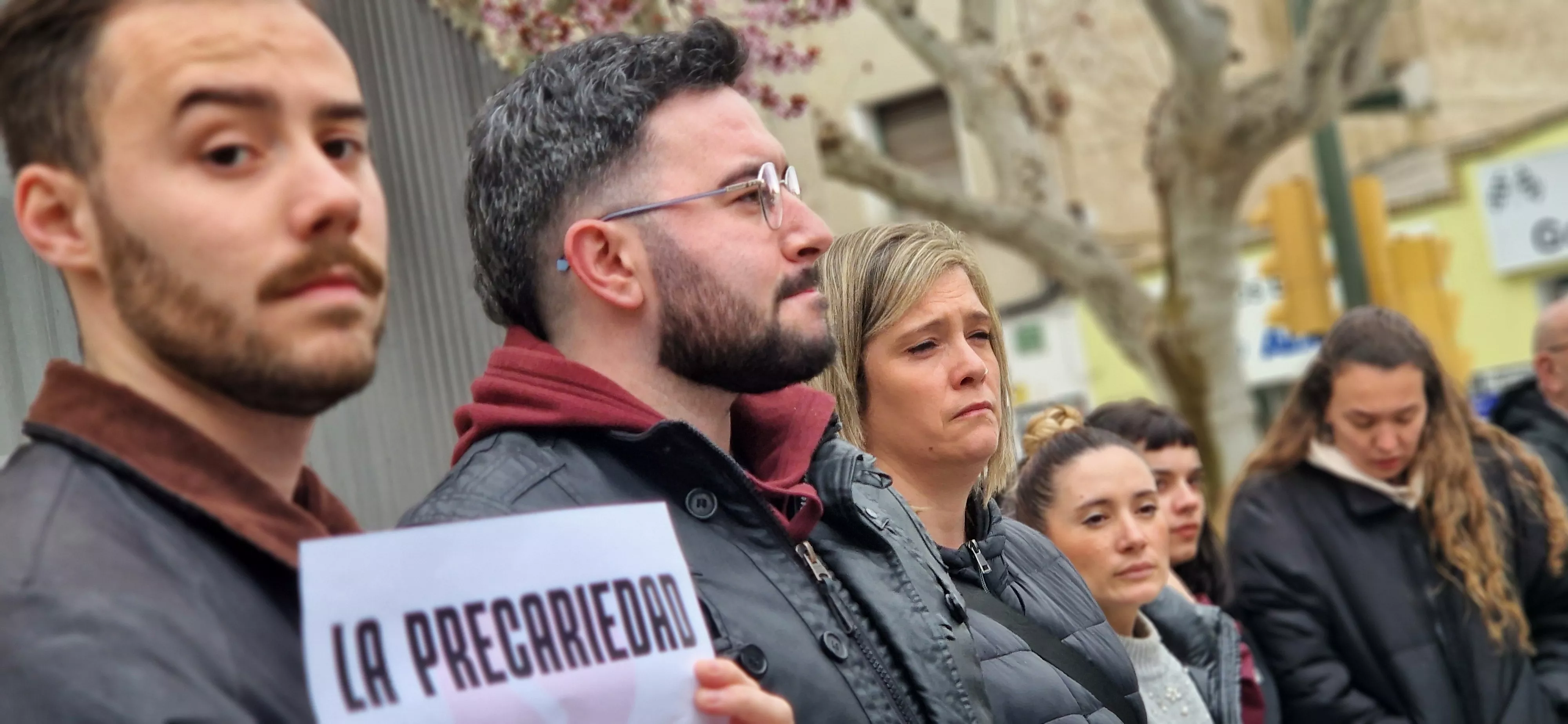  Concentración reivindicativa de los educadores sociales y en memoria de Belén. Foto Myriam Martínez
