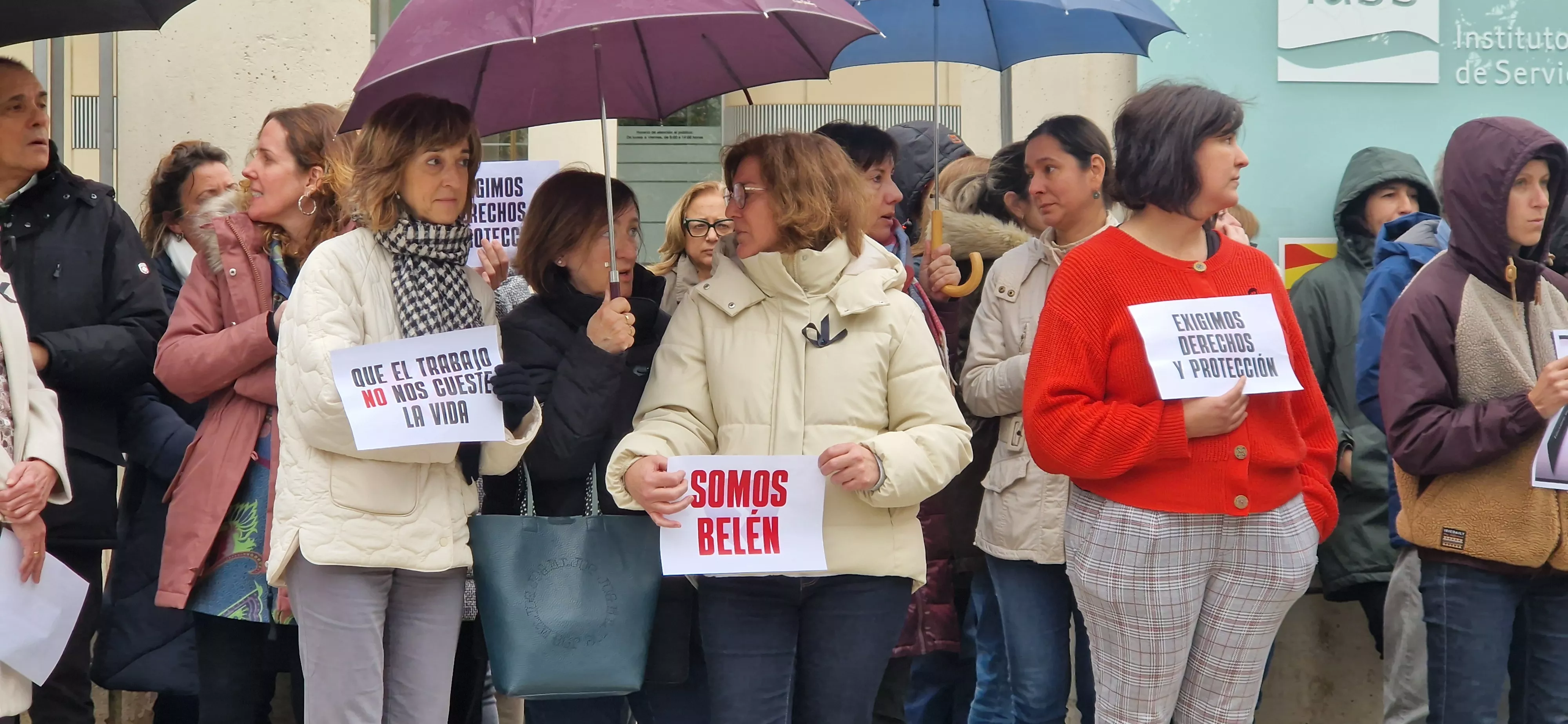  Concentración reivindicativa de los educadores sociales y en memoria de Belén. Foto Myriam Martínez 