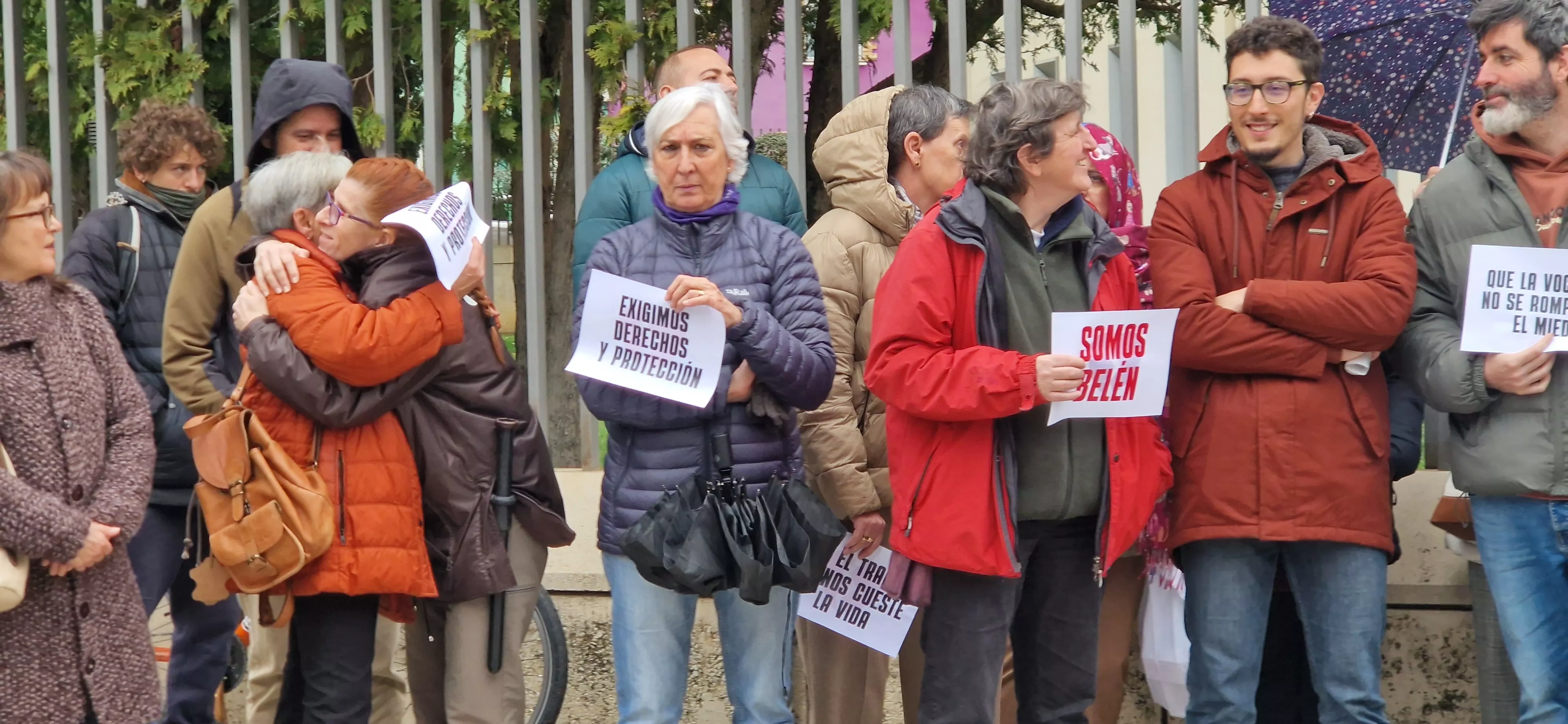  Concentración reivindicativa de los educadores sociales y en memoria de Belén. Foto Myriam Martínez 
