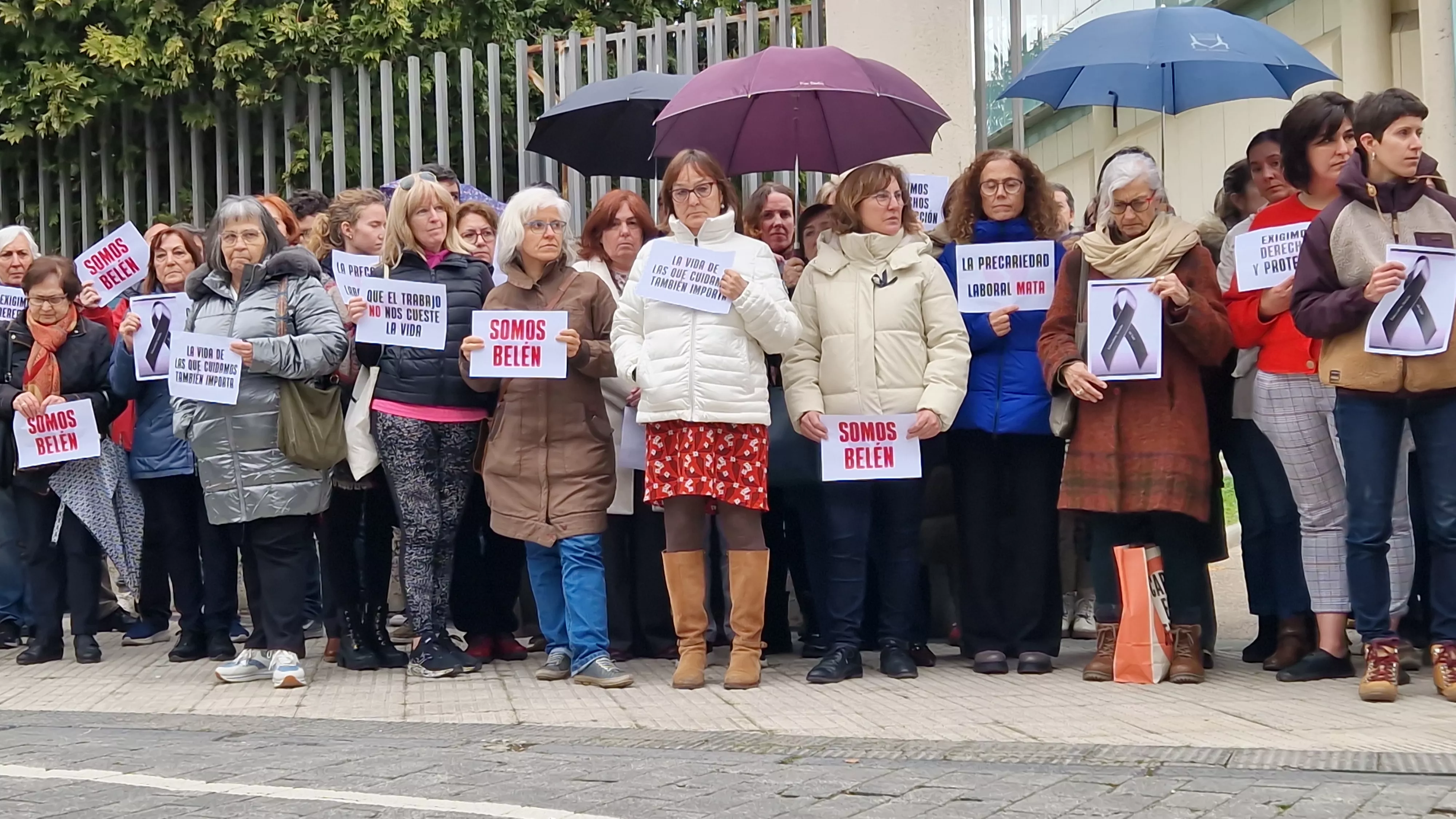  Concentración reivindicativa de los educadores sociales y en memoria de Belén. Foto Myriam Martínez 