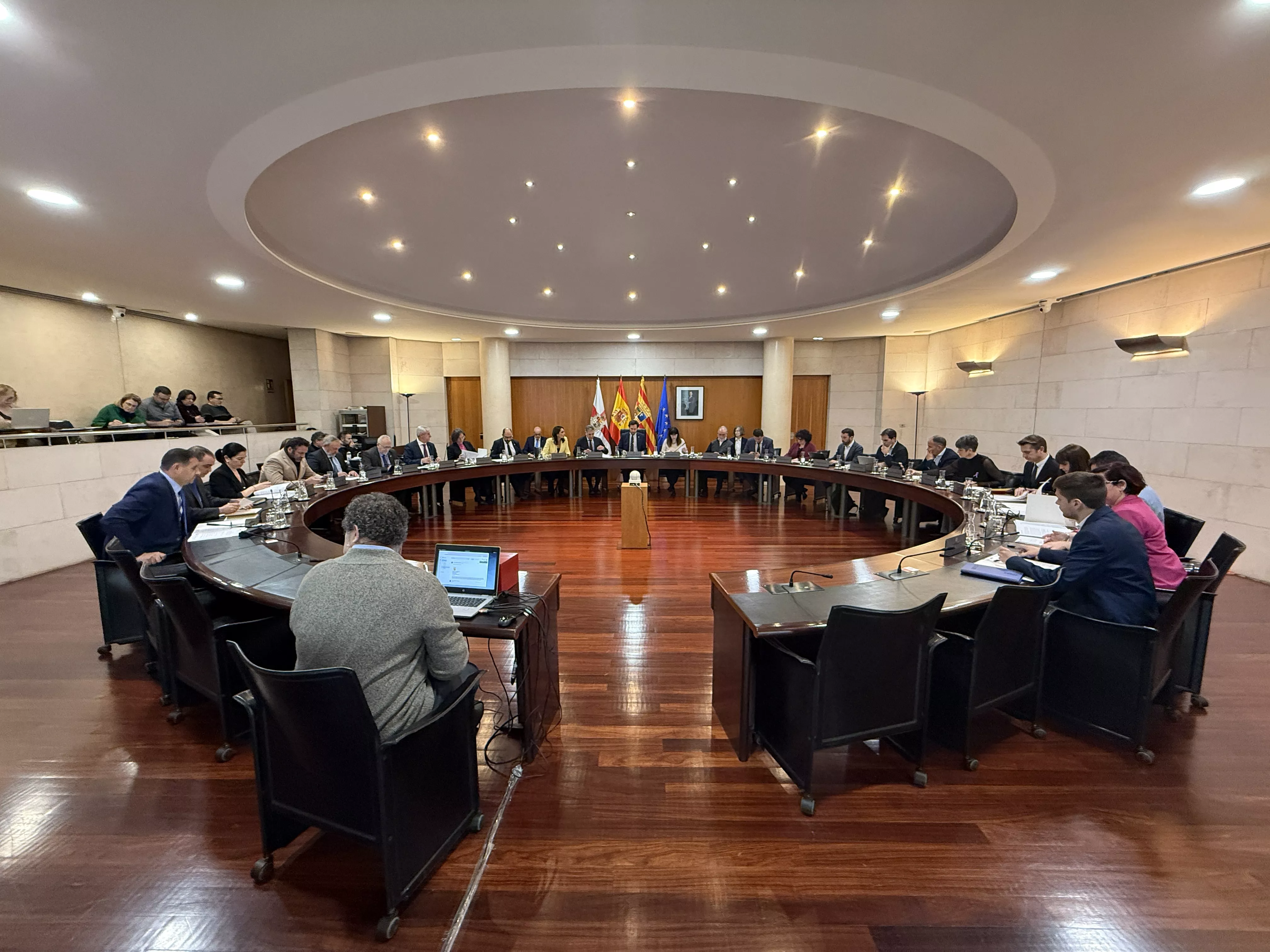 Pleno de la DPH que aprobó el POS.