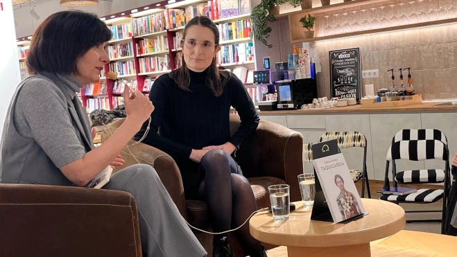 Carmen Lumbierres y Teresa Álvarez. Carmen Lumbierres y Teresa Álvarez.