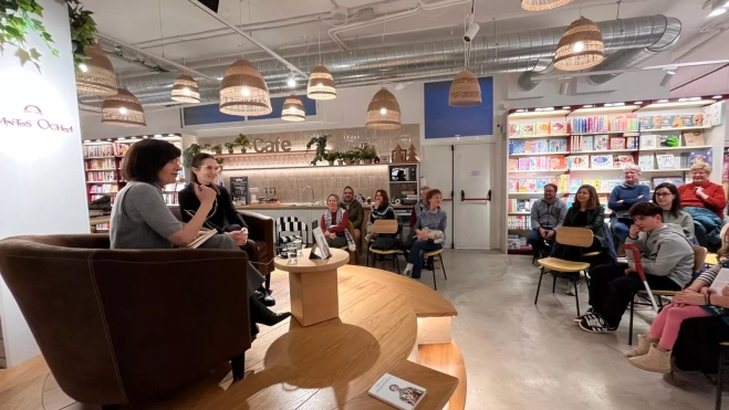 Imagen de la presentación de 'Taquicardia' en Santos Ochoa. Imagen de la presentación de 'Taquicardia' en Santos Ochoa.