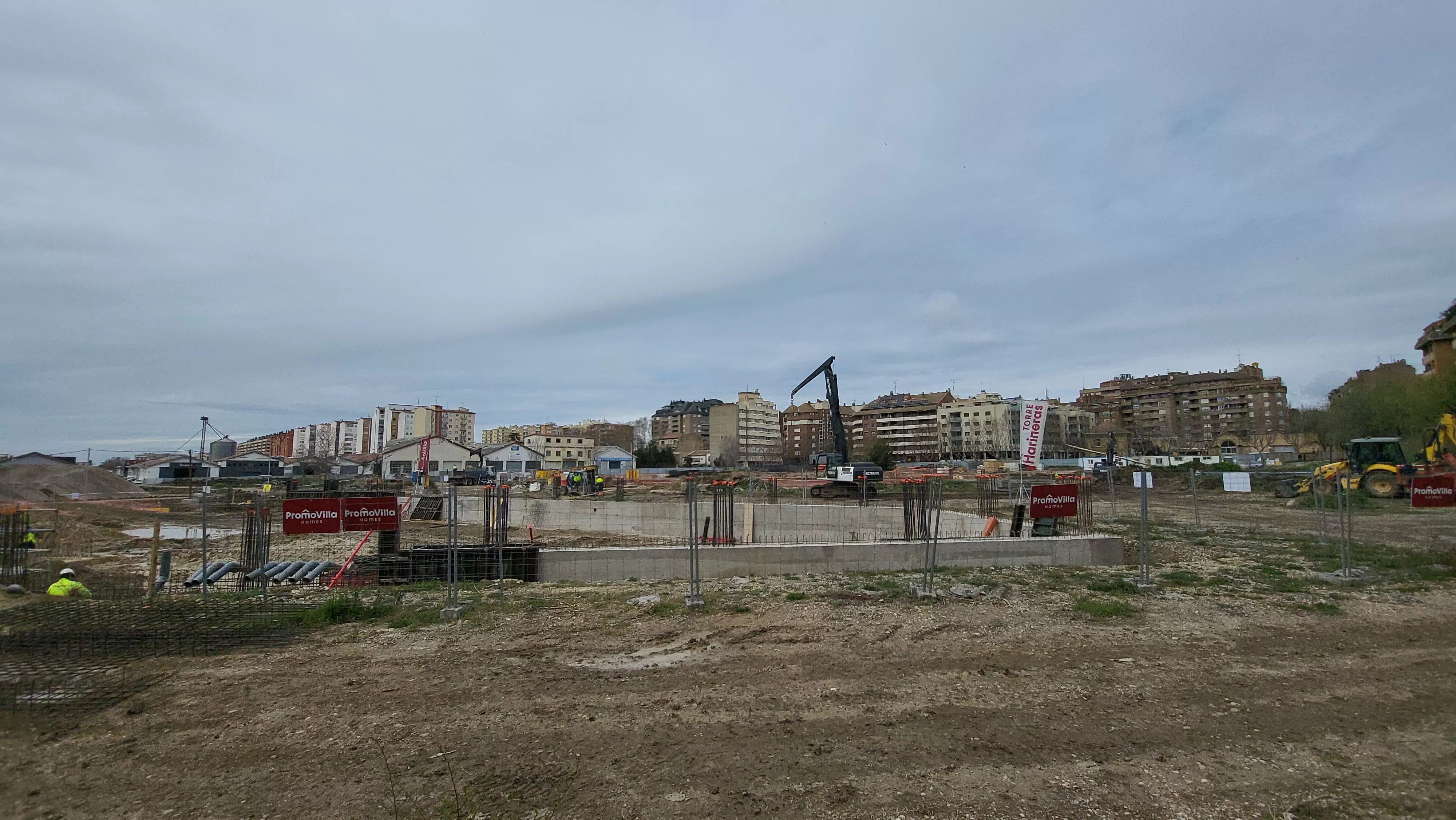 Polígono de Harineras en Huesca.