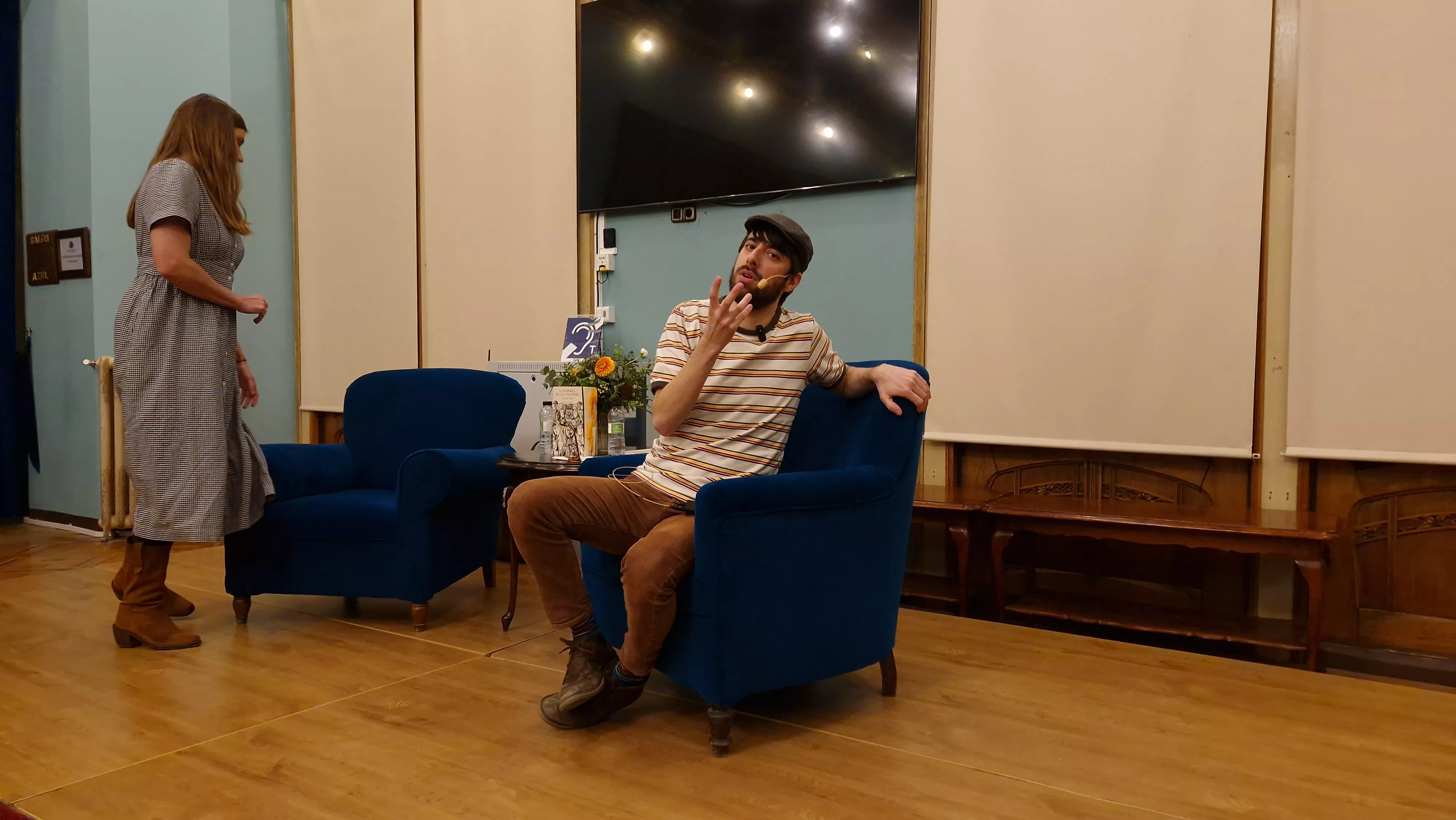 David Uclés, en el Casino de Huesca. Foto Myriam Martínez