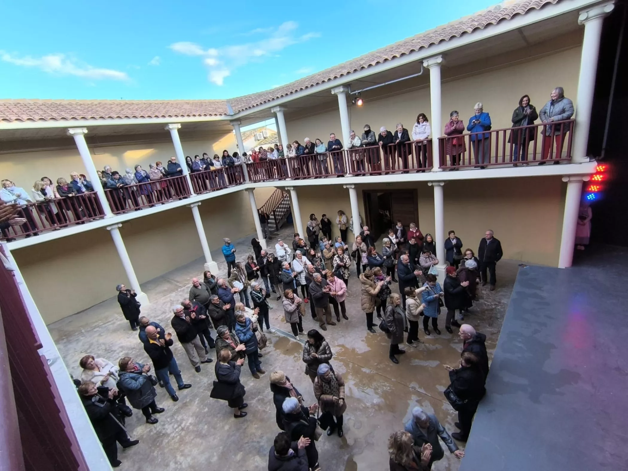 El CPEPA de Monegros en el Corral de Comedias de Robres