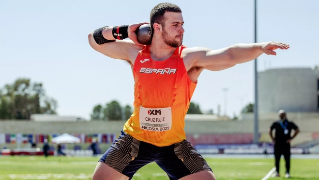 Javier Cruz, en la Copa de Europa de Nicosia Javier Cruz, en la Copa de Europa de Nicosia