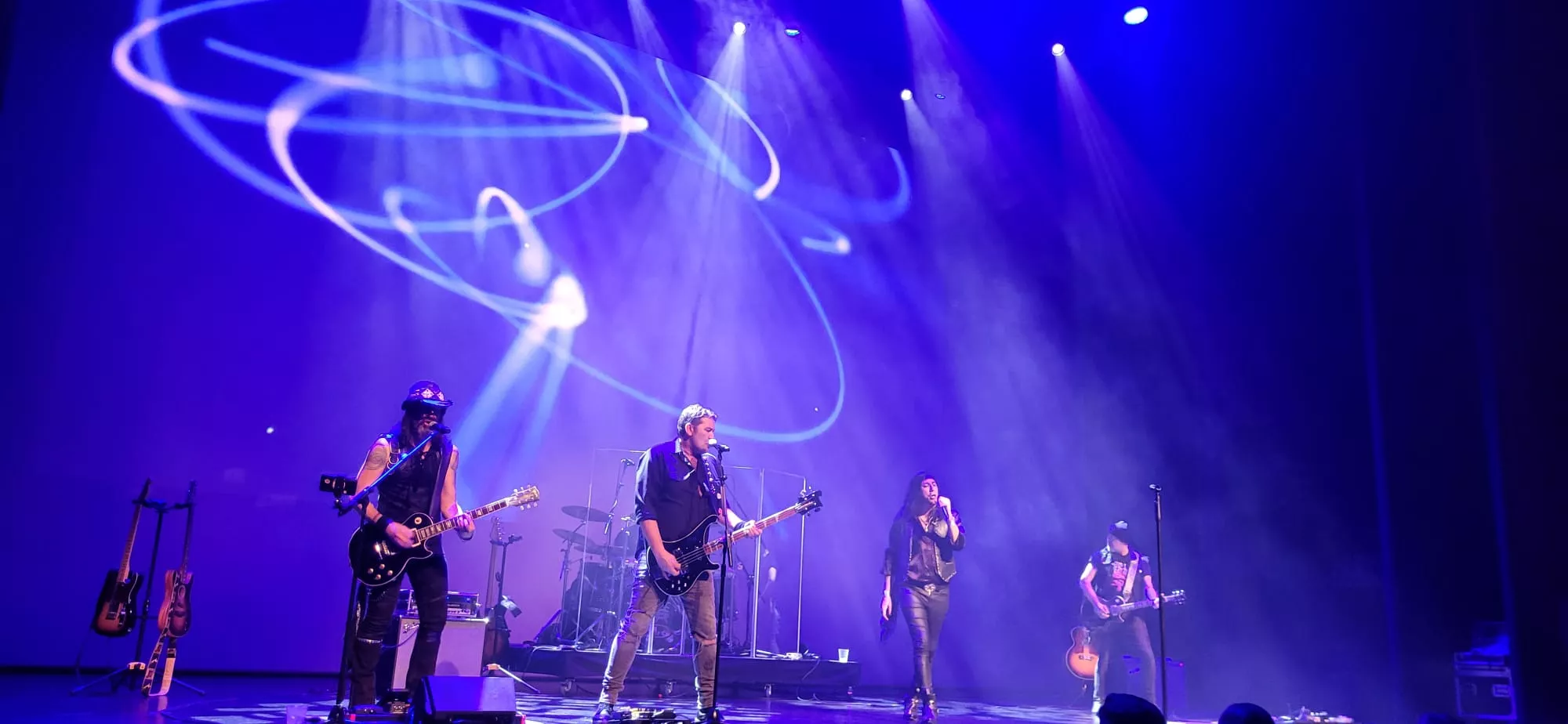 Concierto homenaje a Héroes del Silencio de la Banda Tributo Derivas. Foto Mercedes Manterola