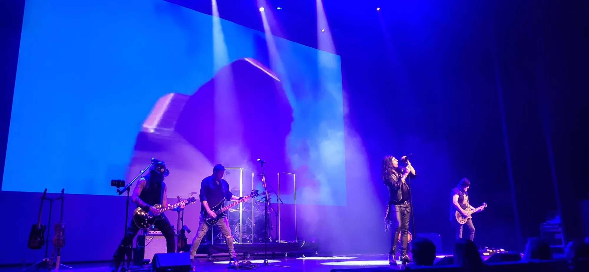 Concierto homenaje a Héroes del Silencio de la Banda Tributo Derivas. Foto Mercedes Manterola