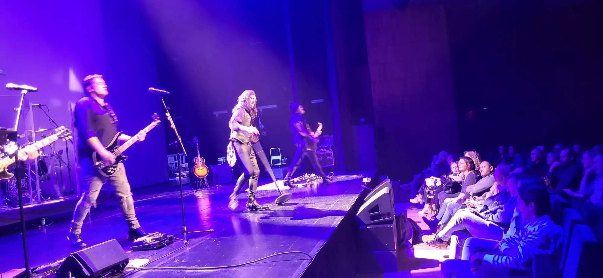 Concierto homenaje a Héroes del Silencio de la Banda Tributo Derivas. Foto Mercedes Manterola