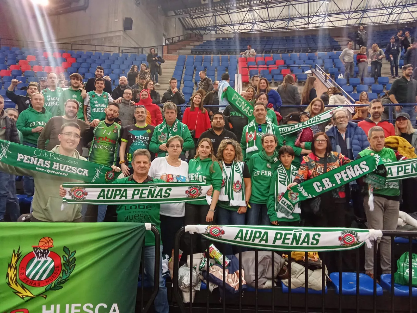 La Marcha Verde, decepcionada en Logroño tras el deficiente partido del Peñas