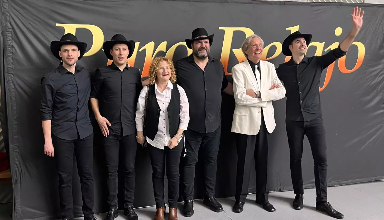 Photocoll con Puro Relajo en el Palacio de Congresos de Huesca, Foto Mercedes Manterola