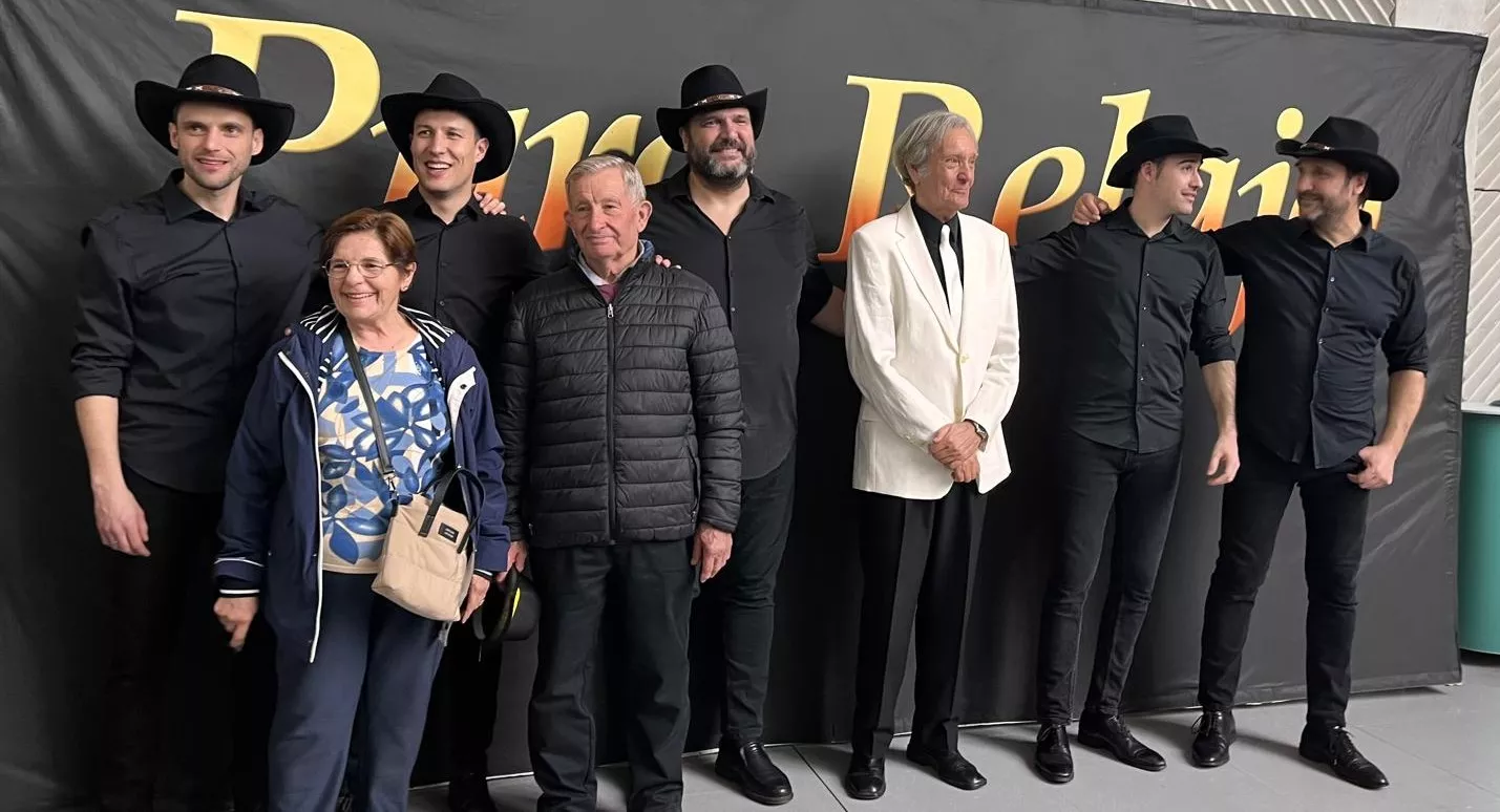 Photocoll con Puro Relajo en el Palacio de Congresos de Huesca, Foto Mercedes Manterola