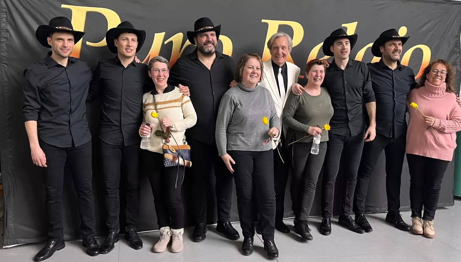 Photocoll con Puro Relajo en el Palacio de Congresos de Huesca, Foto Mercedes Manterola