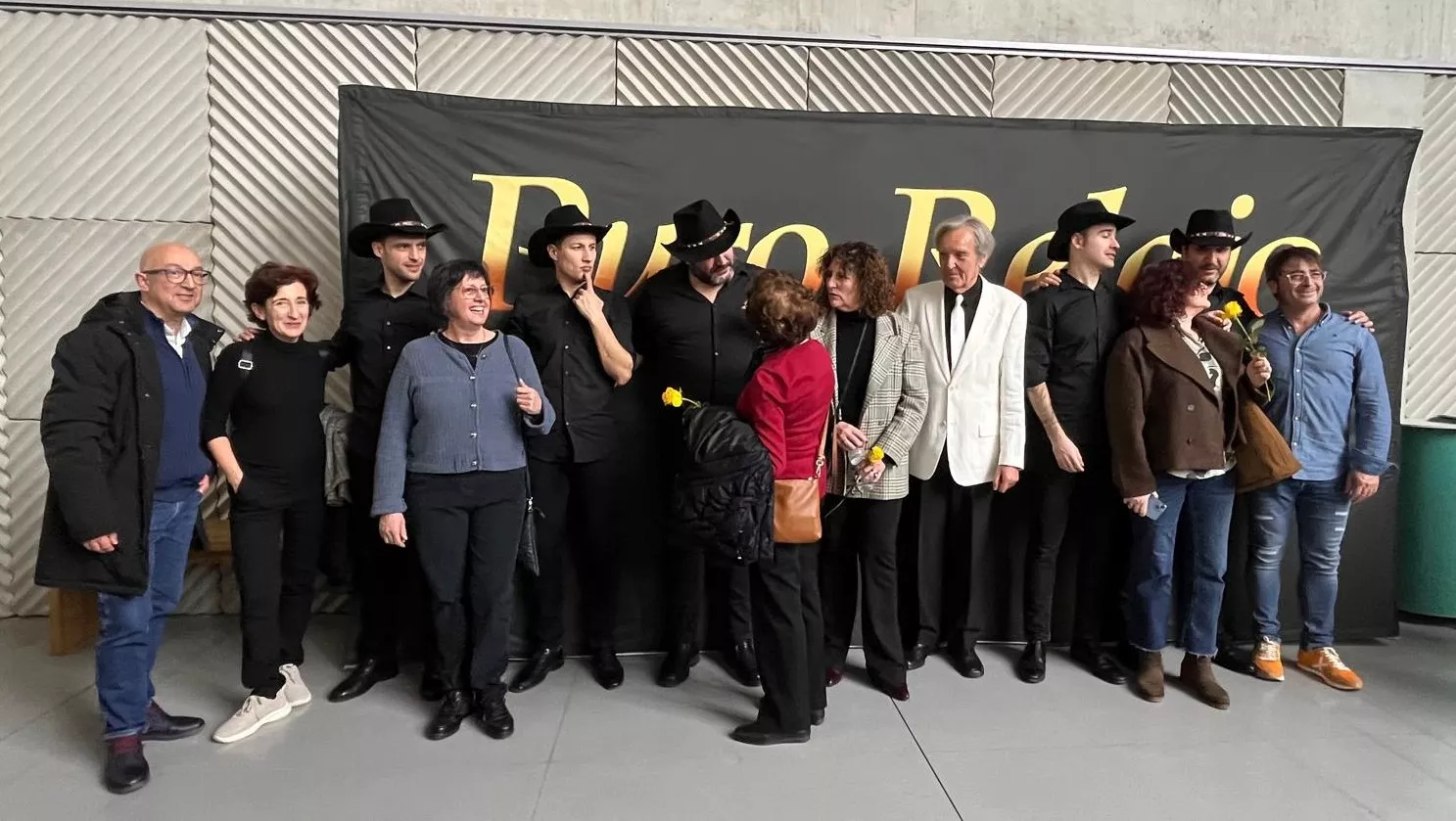 Photocoll con Puro Relajo en el Palacio de Congresos de Huesca, Foto Mercedes Manterola