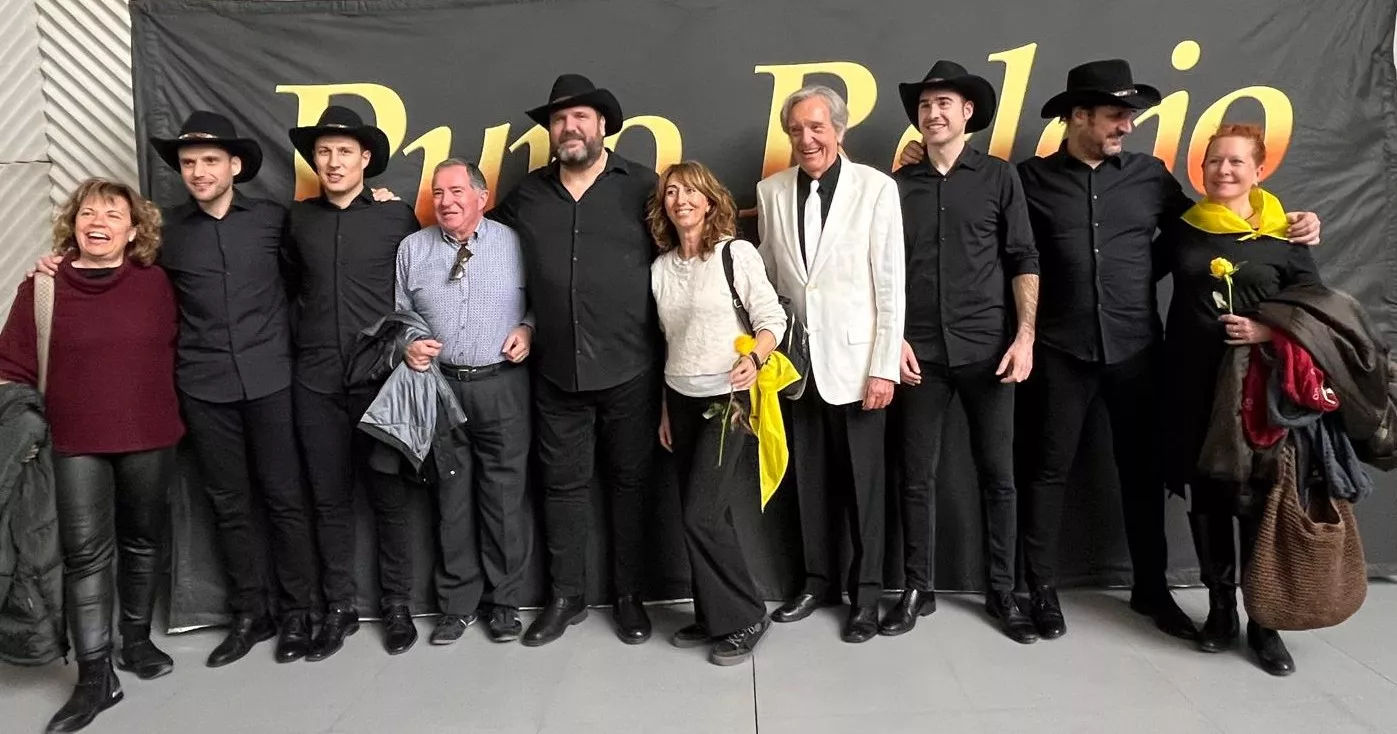 Photocoll con Puro Relajo en el Palacio de Congresos de Huesca, Foto Mercedes Manterola
