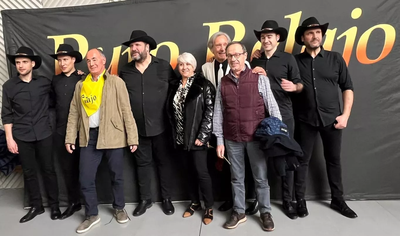 Photocoll con Puro Relajo en el Palacio de Congresos de Huesca, Foto Mercedes Manterola