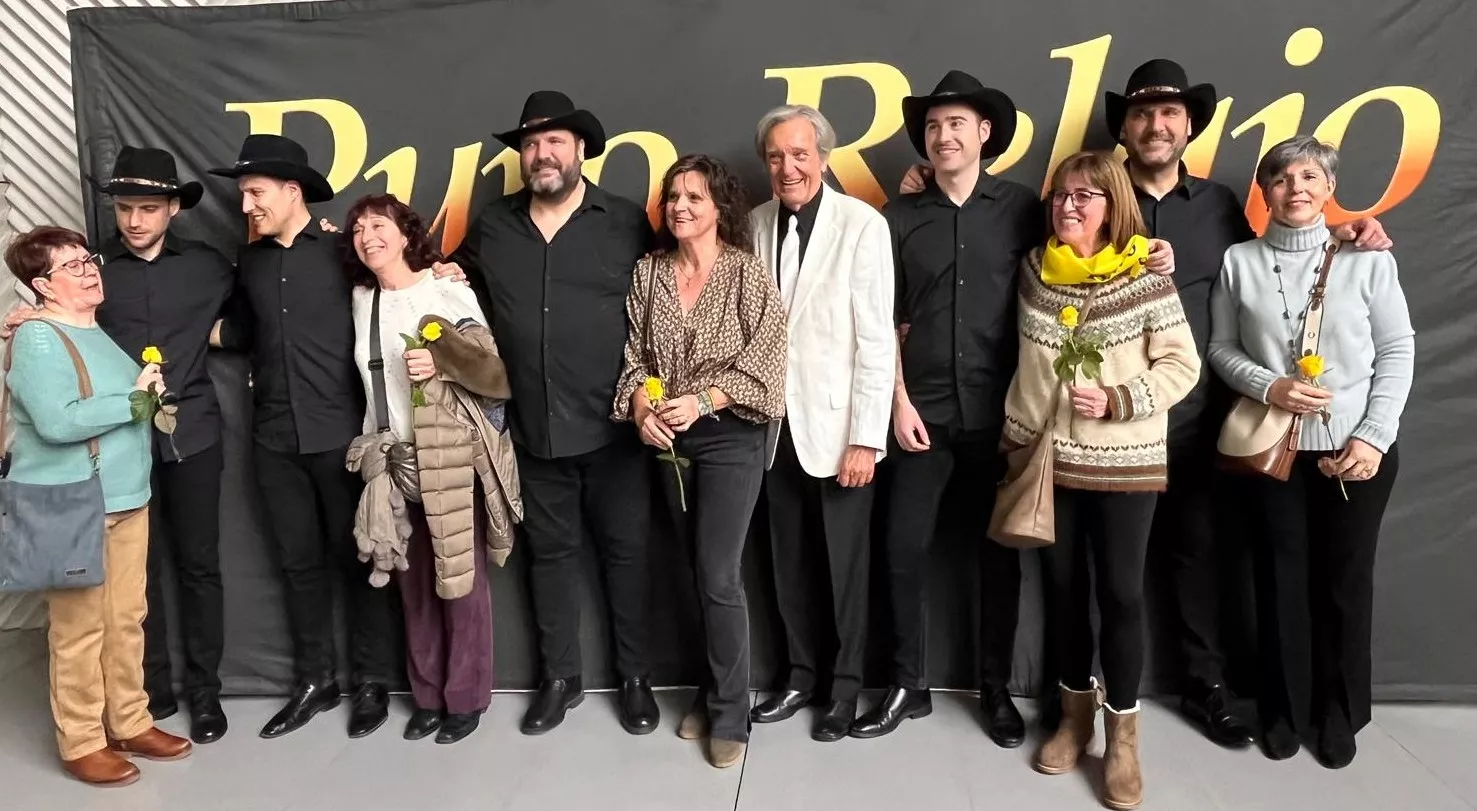 Photocoll con Puro Relajo en el Palacio de Congresos de Huesca, Foto Mercedes Manterola