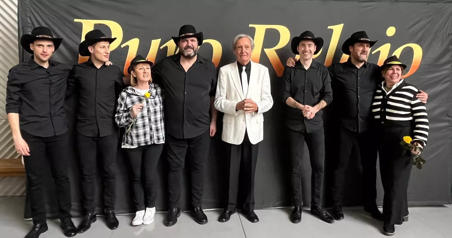Photocoll con Puro Relajo en el Palacio de Congresos de Huesca, Foto Mercedes Manterola