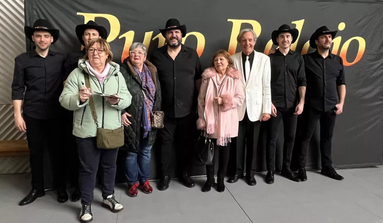 Photocoll con Puro Relajo en el Palacio de Congresos de Huesca, Foto Mercedes Manterola