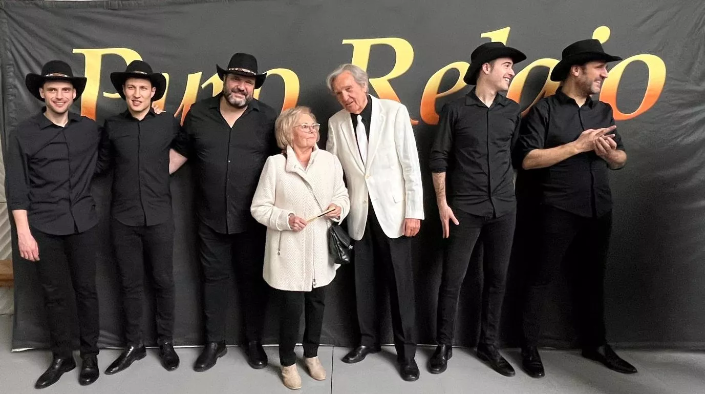 Photocoll con Puro Relajo en el Palacio de Congresos de Huesca, Foto Mercedes Manterola