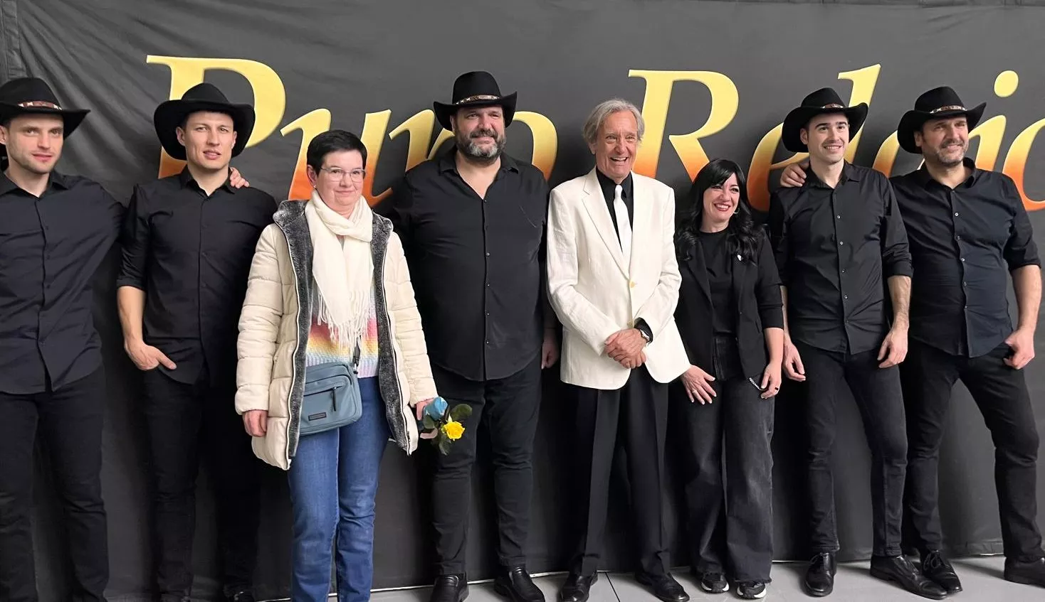 Photocoll con Puro Relajo en el Palacio de Congresos de Huesca, Foto Mercedes Manterola