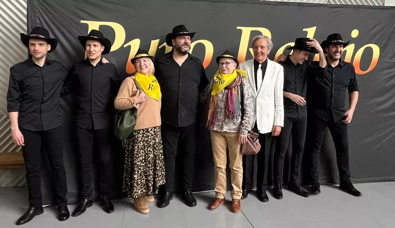 Photocoll con Puro Relajo en el Palacio de Congresos de Huesca, Foto Mercedes Manterola