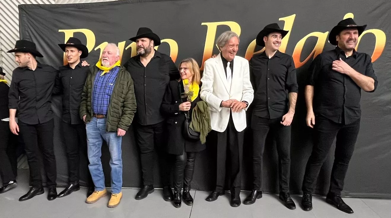 Photocoll con Puro Relajo en el Palacio de Congresos de Huesca, Foto Mercedes Manterola
