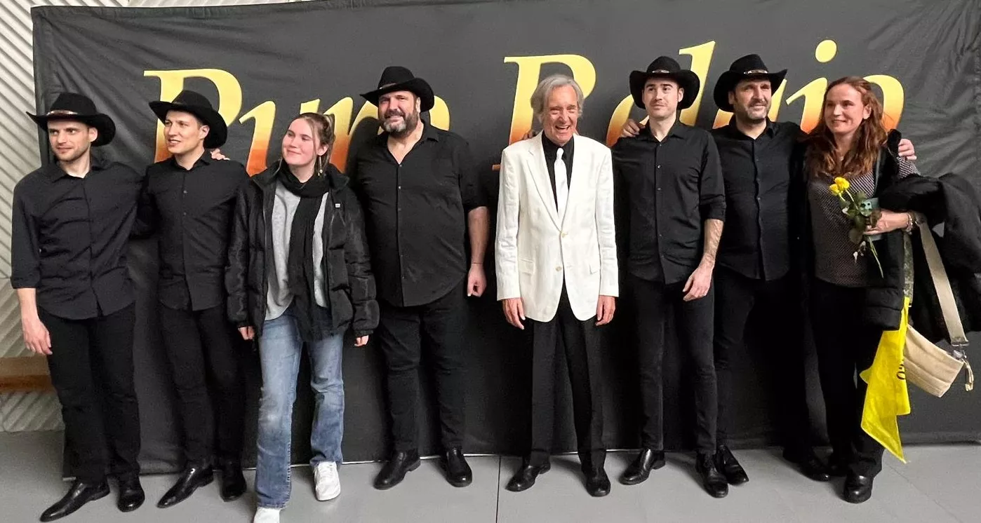Photocoll con Puro Relajo en el Palacio de Congresos de Huesca, Foto Mercedes Manterola
