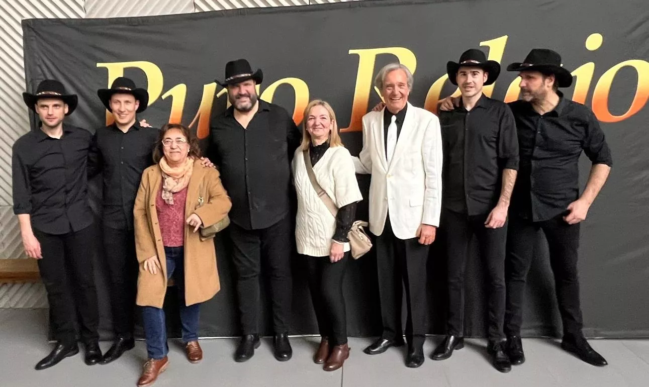 Photocoll con Puro Relajo en el Palacio de Congresos de Huesca, Foto Mercedes Manterola