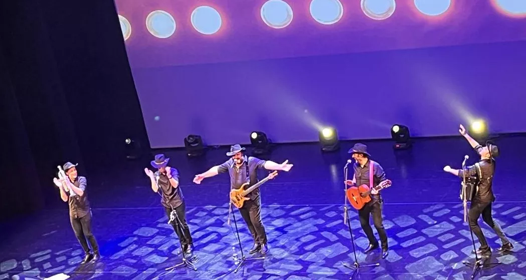 Puro Relajo en concierto en Huesca. Foto Mercedes Manterola