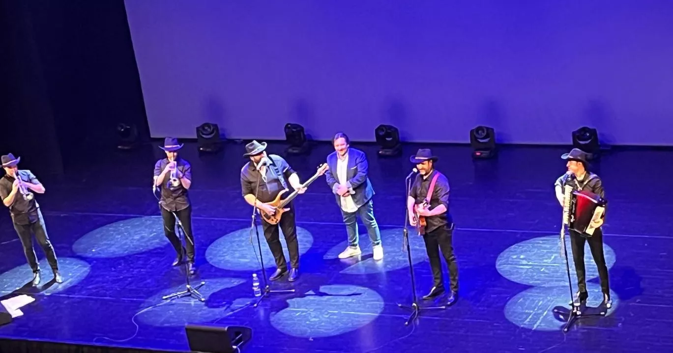 Puro Relajo en concierto en Huesca. Foto Mercedes Manterola