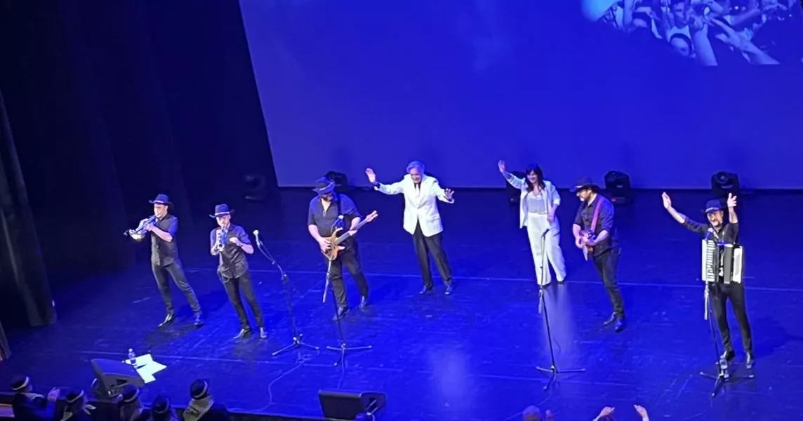 Puro Relajo en concierto en Huesca. Foto Mercedes Manterola