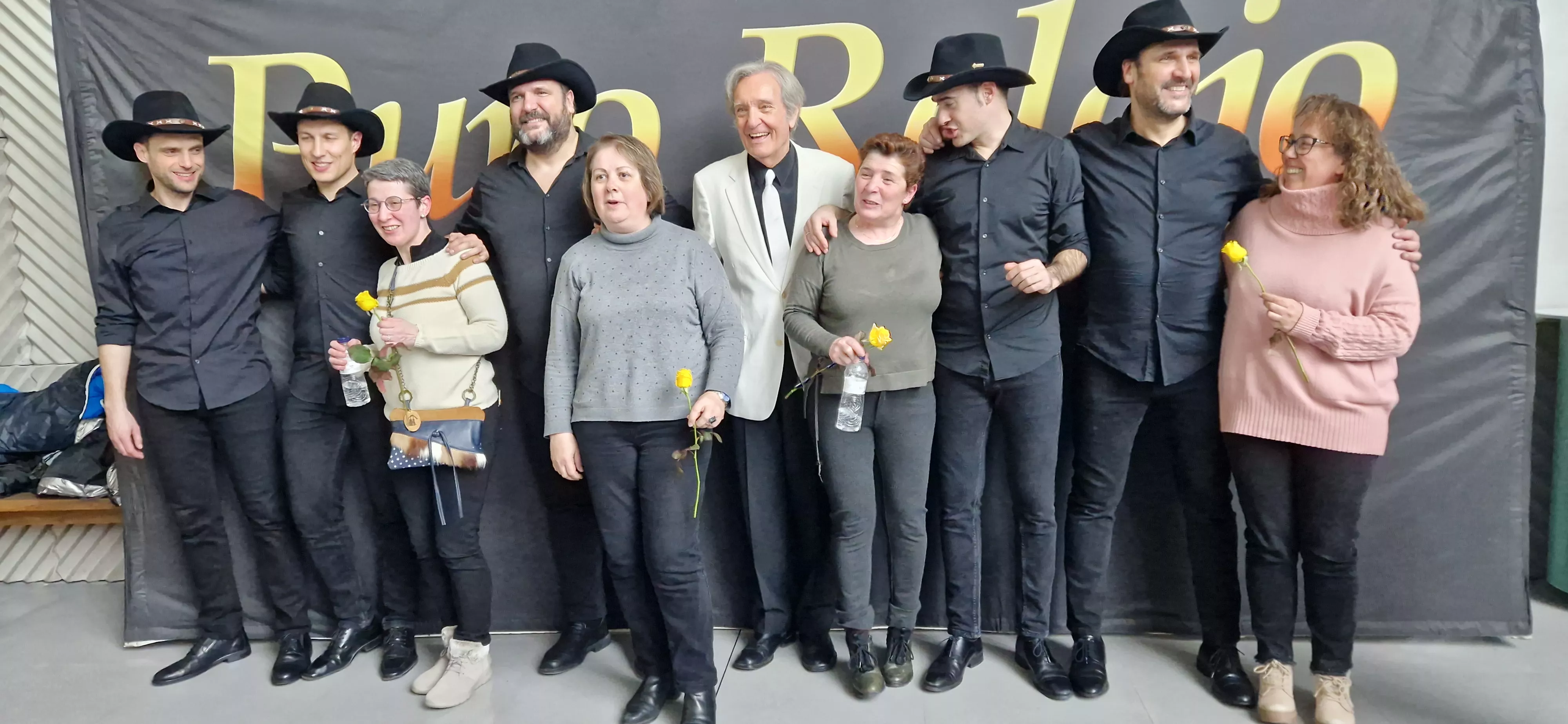 Photocoll con Puro Relajo en el Palacio de Congresos de Huesca, Foto Myriam Martínez