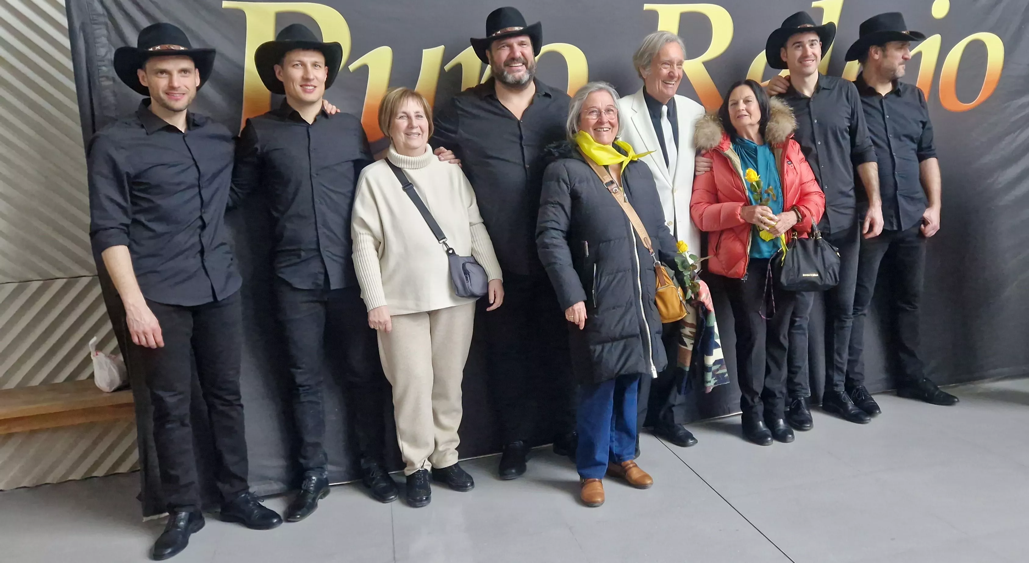 Photocoll con Puro Relajo en el Palacio de Congresos de Huesca, Foto Myriam Martínez
