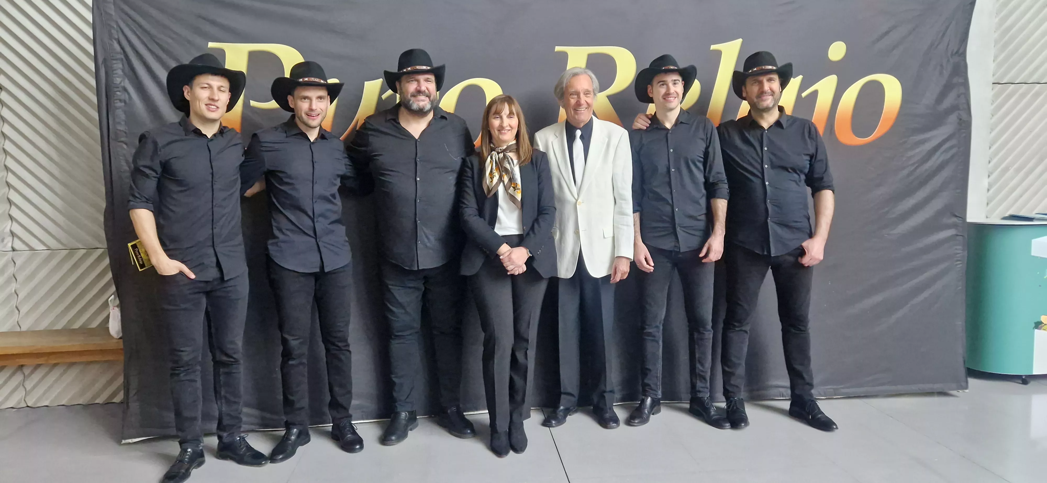 Photocoll con Puro Relajo en el Palacio de Congresos de Huesca, Foto Myriam Martínez