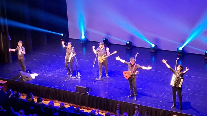 Concierto de Puro Relajo en Huesca. Foto Myriam Martínez