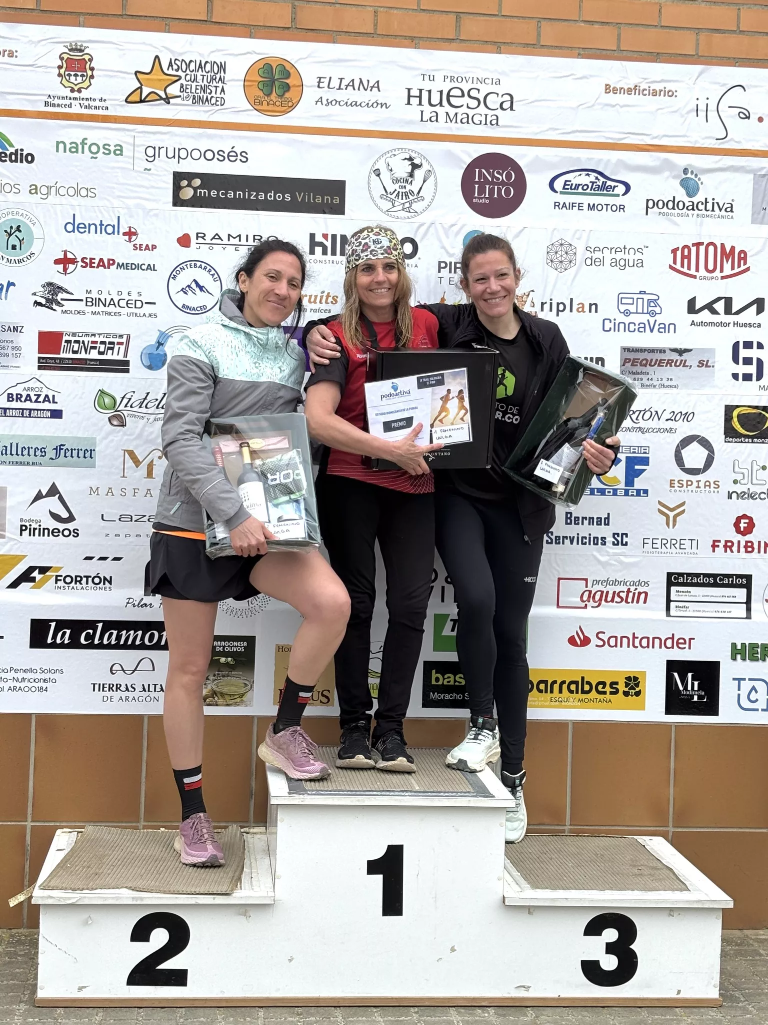 Podio femenino 20K