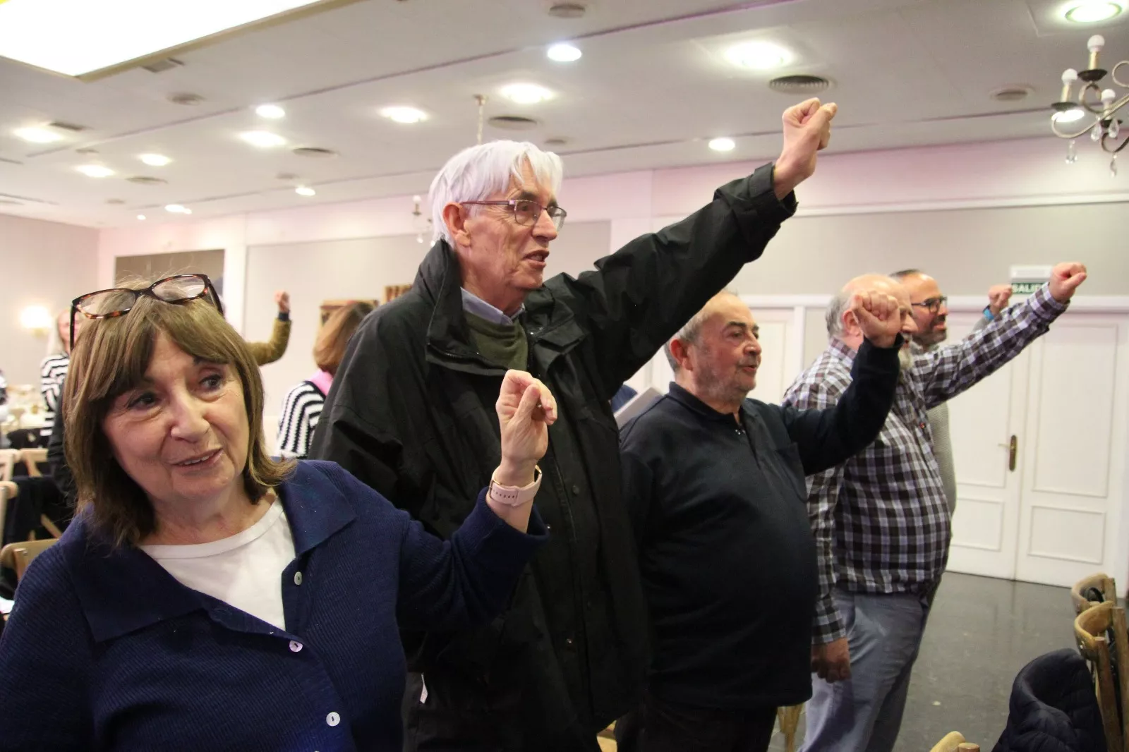 Elección de David Escuder Ferrando como secretario general de la Unión Comarcal de CCOO Huesca Oriental. Foto Carlos Neofato 